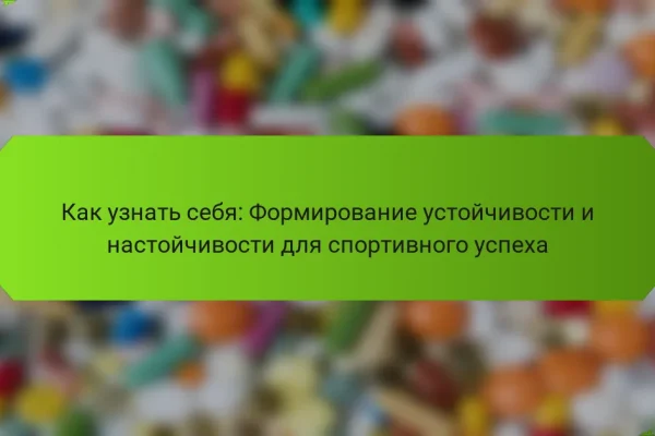 Как узнать себя: Формирование устойчивости и настойчивости для спортивного успеха